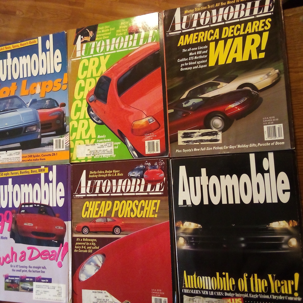 Automobile Magazine Collection In Excellent Condition.Very Old.. Memories